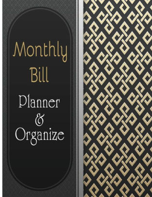 monthly bill planner organizer easy to use enough to fit anyones needs one years best of budget planning paperback easy monthly bill organizer