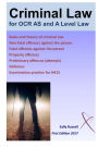 Criminal Law for OCR AS and A level: with an introduction to the nature of law