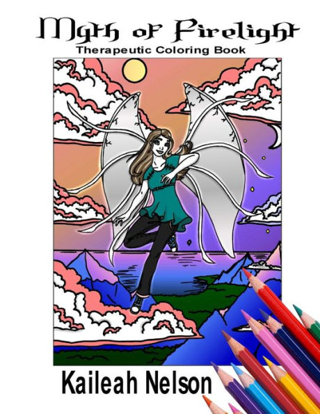 Myth of Firelight: Therapeutic Coloring Book