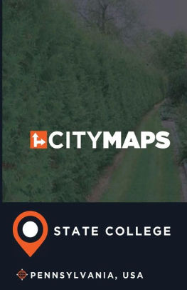 City Maps State College Pennsylvania Usa By James Mcfee