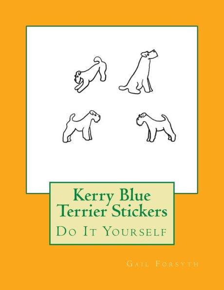 Kerry Blue Terrier Stickers: Do It Yourself