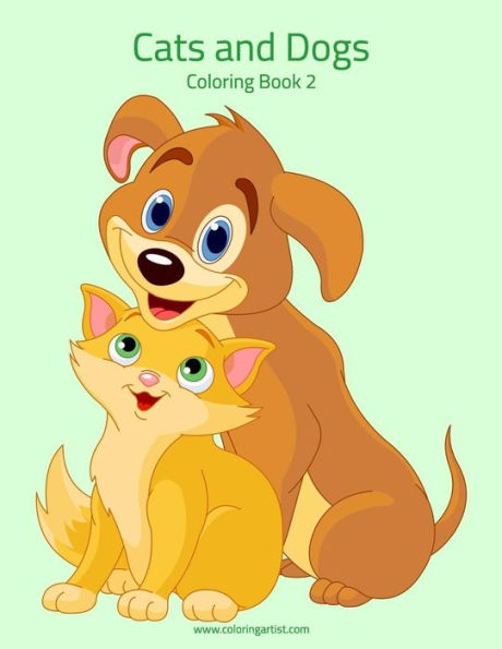Cats and Dogs Coloring Book 2