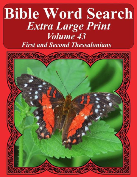 Bible Word Search Extra Large Print Volume 43: First And Second Thessalonians