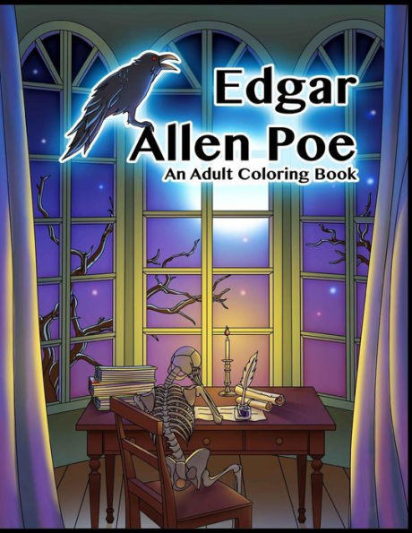 Edgar Allen Poe - An Adult Coloring Book