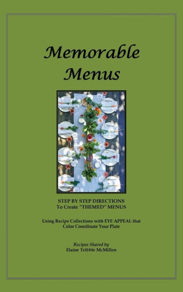 Memorable Menus: Step by Step Directions to Create "Themed" Menus