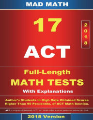 Title: 2018 ACT Math Tests 1-17, Author: John Su