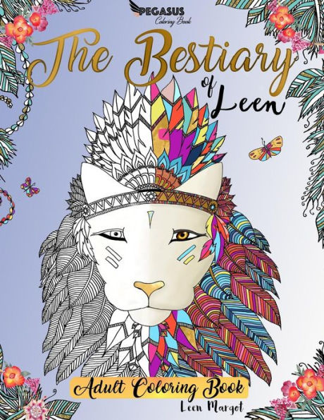 Adult coloring books: The Bestiary of Leen