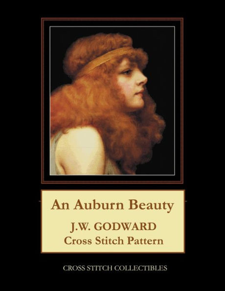 An Auburn Beauty: J.W. Godward Cross Stitch Pattern