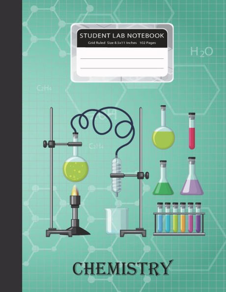 Student Lab Notebook: Chemistry Laboratory Grid Ruled Size 8.5x11 inches 102 pages 1/4 inch per square Paper Graph Composition Books Specialist Scientific for Science Student Research College