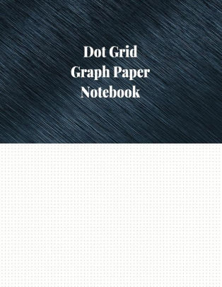 dot grid graph paper notebook 1 8 inch dot grid ruled 120 pages by