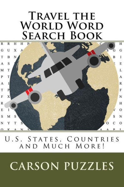 Travel the World Word Search Book