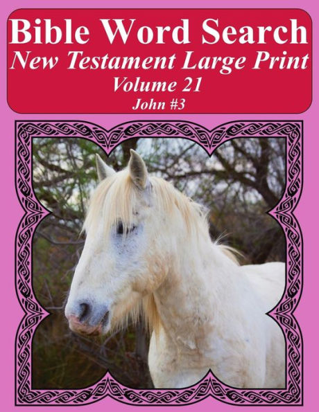 Bible Word Search New Testament Large Print Volume 21: John #3