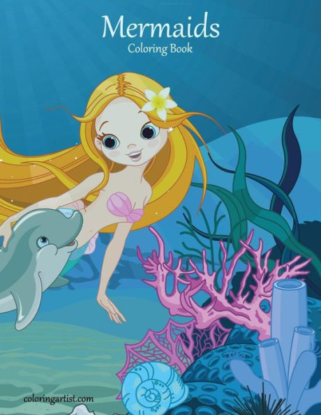 Mermaids Coloring Book 1