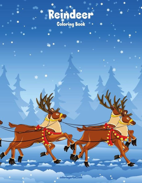 Reindeer Coloring Book 1