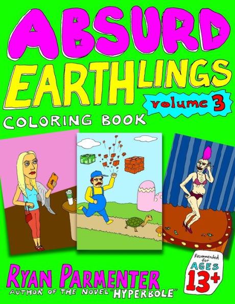 Absurd Earthlings Volume 3: Coloring Book