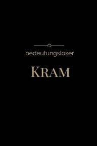 Title: bedeutungsloser Kram, Author: Martin Genz