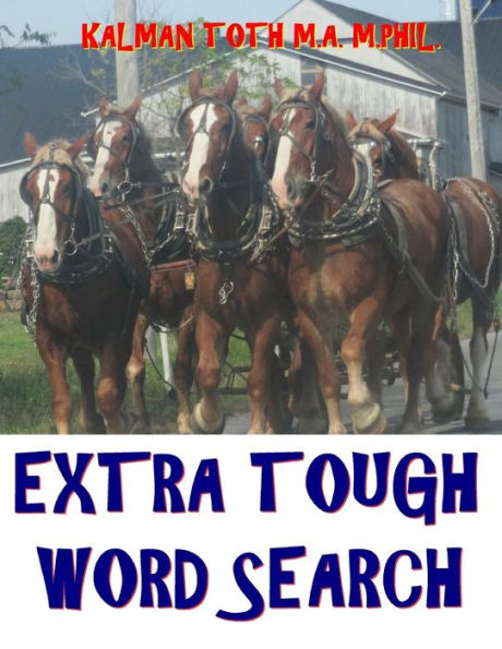 Extra Tough Word Search: 150 Challenging & Entertaining GIANT Themed Word Search Puzzles