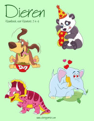 Title: Dieren Kleurboek voor Kleuters 3 & 4, Author: Nick Snels