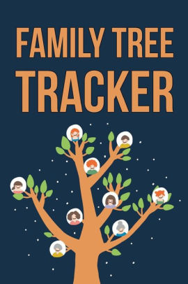 family tree tracker a 6 x 9 lined journal notebook by kc felong