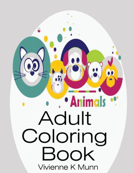 Adult Coloring Book: Animals
