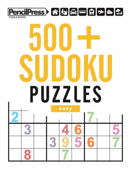 500+ Sudoku Puzzles Easy: Sudoku Puzzle Book easy (with answers)