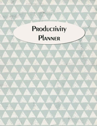 Productivity Planner 12 Months Of Daily Pages Organize Track 8 5x11 Desk Size Get More Done Paperback