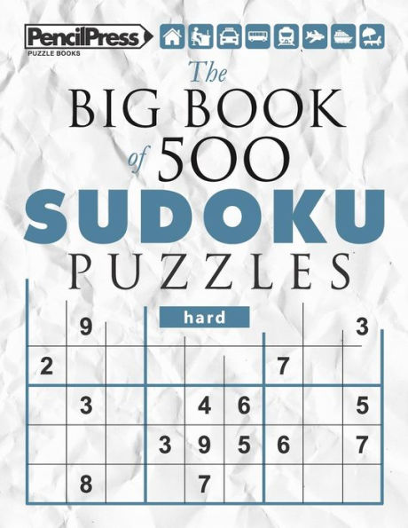 The Big Book of 500 Sudoku Puzzles Hard (with answers)