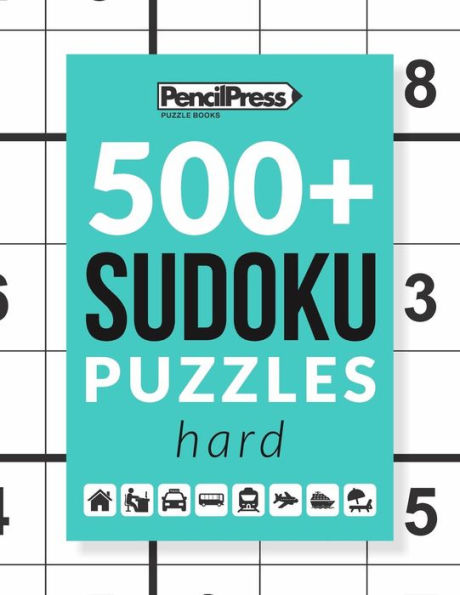 500+ Sudoku Puzzles Book Hard: Sudoku Puzzle Book Hard (with answers)