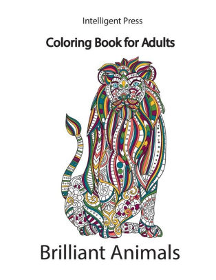 Download Brilliant Animals Coloring Book For Adults By Marina Kuchuk Paperback Barnes Noble