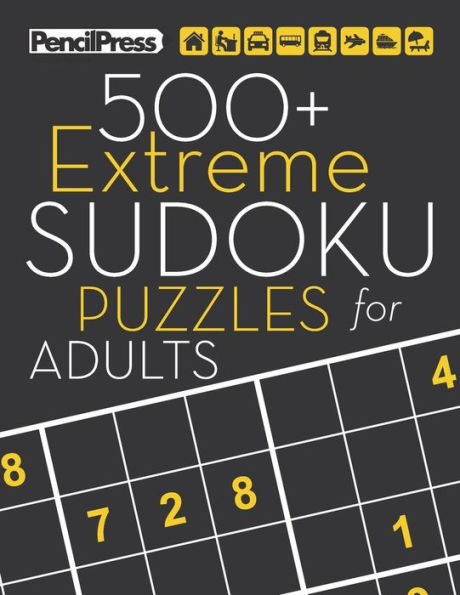 500+ Extreme Sudoku Puzzles for Adults: Sudoku Puzzle Books Extreme (with answer