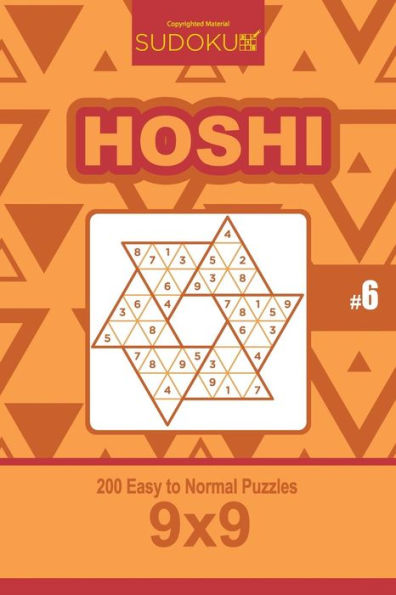 Sudoku Hoshi - 200 Easy to Normal Puzzles 9x9 (Volume 6)