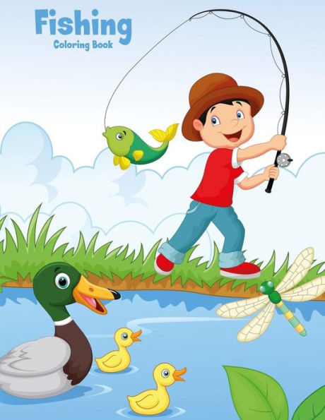 Fishing Coloring Book 1