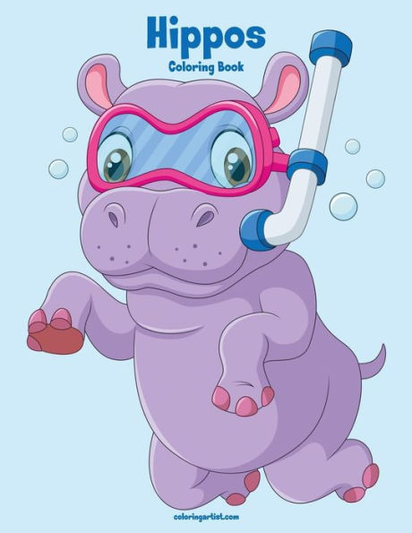 Hippos Coloring Book 1