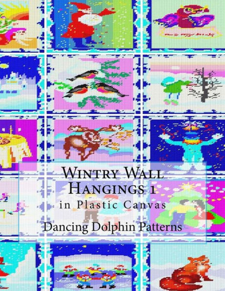 Wintry Wall Hangings 1: in Plastic Canvas