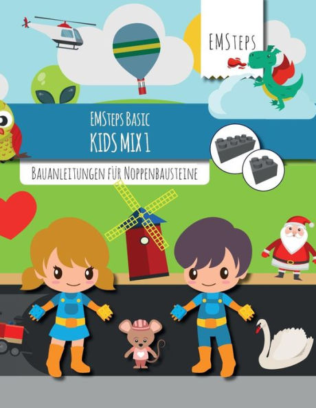 EMSteps Basic Kids Mix 1: Bauanleitungen für Noppenbausteine