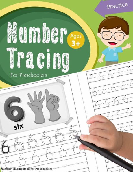 Number Tracing Book for Preschoolers: Number tracing books for kids ages 3-5, Number tracing workbook, Number Writing Practice Book, Number Tracing Book. Learning the easy Maths for kids
