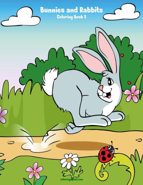 Bunnies and Rabbits Coloring Book 2