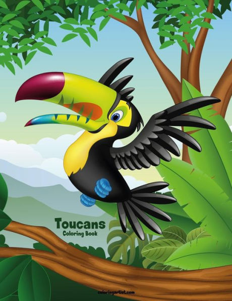 Toucans Coloring Book 1