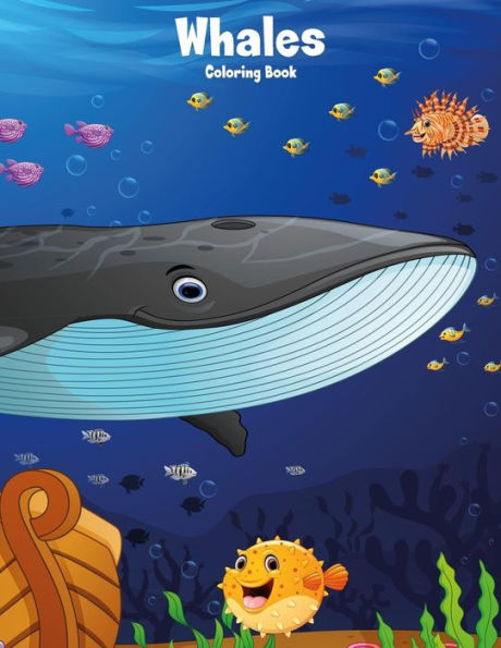 Whales Coloring Book 1