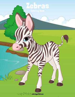 Download Zebras Coloring Book 1 Paperback