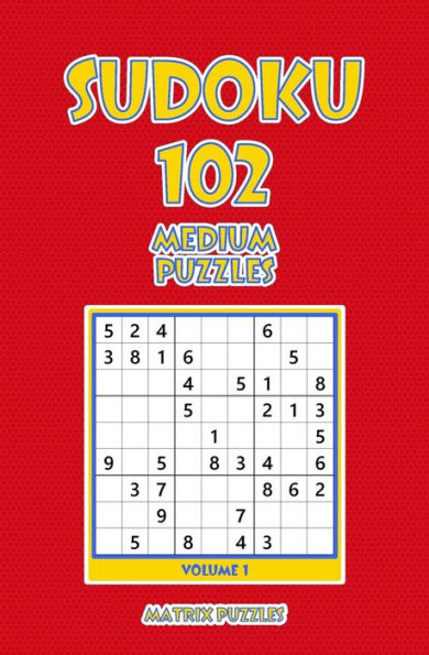 Sudoku: 102 Medium Puzzles