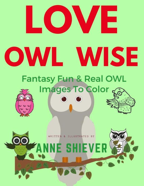 Love Owl Wise Coloring Book