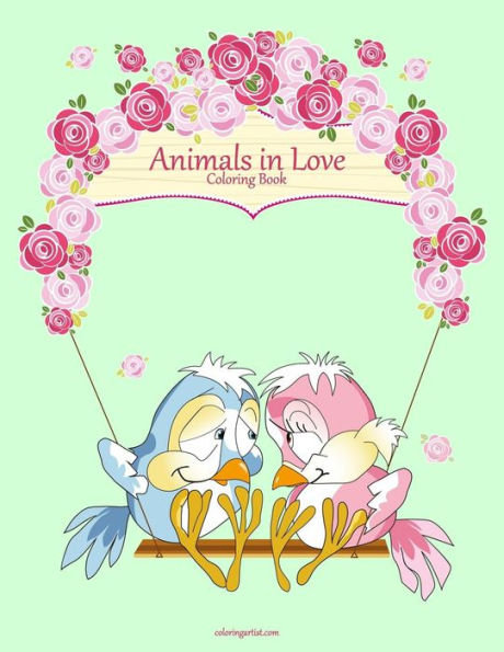 Animals in Love Coloring Book 1