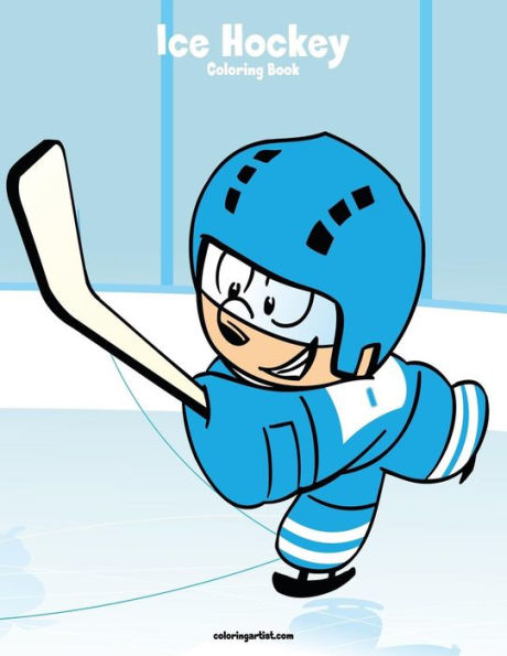 Ice Hockey Coloring Book 1