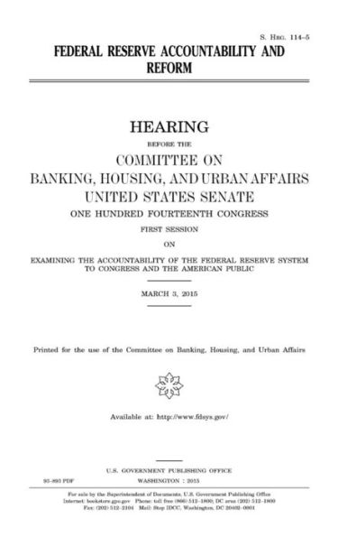 Federal Reserve accountability and reform