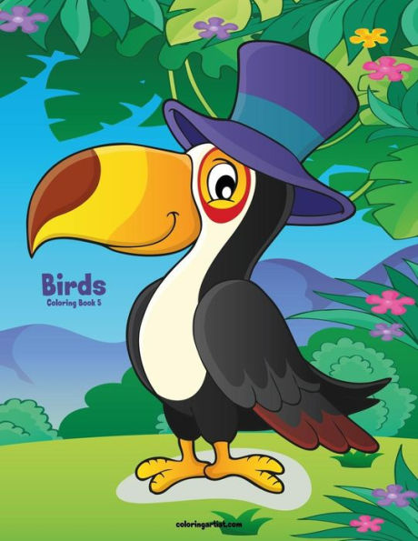 Birds Coloring Book 5