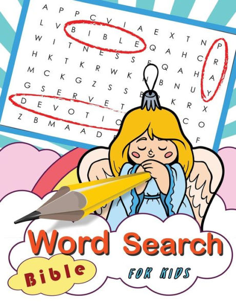 Word Search Bible for Kids: Word Search Books for Kids Ages 6-8