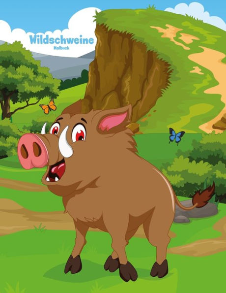 Wildschweine-Malbuch 1