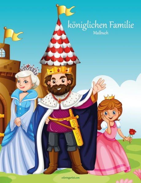 Malbuch mit der königlichen Familie 1