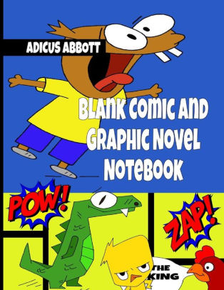blank comic and graphic novel notebook draw your own super hero